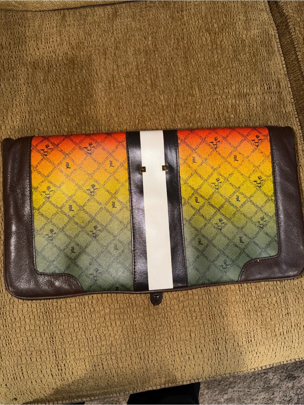 The L.A.M.B. by Gwen Stefani Rasta Carlisle clutch